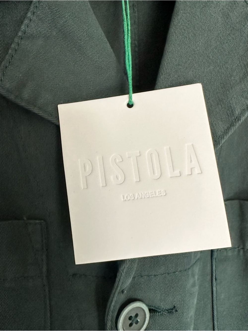 Pistola Grover Short Sleeve Field Suit Utility Jumpsuit Green Size Small NWT - Picture 9 of 14